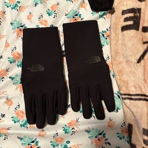 Black Noth face gloves